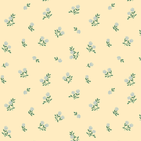 Ditsy Hydrangea in Butter
