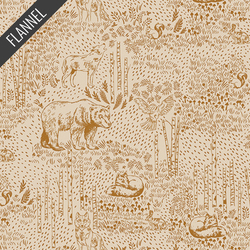 Awaken Forest Flannel in Acorn