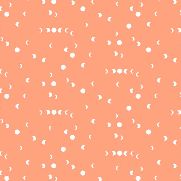 Waning Moon in Soft Pumpkin