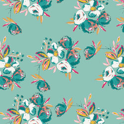 Corsage Charm in Aqua