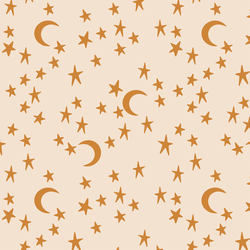Moonlit Stars in Tan