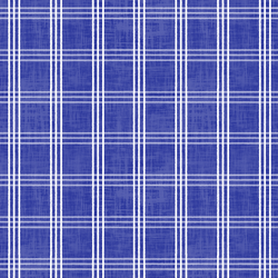 Patriotic Plaid in Blue Jeans