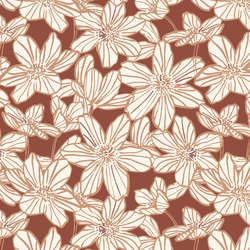 Stripe Blooms in Rust