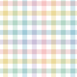 Spring Gingham in Pastel Rainbow