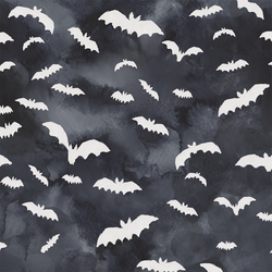 Flying Bats in Midnight