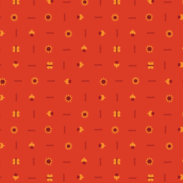 Little Sun Squiggle in Red