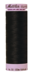 Black (9105-4000) - Silk Finish Cotton 50wt - 164 Yards
