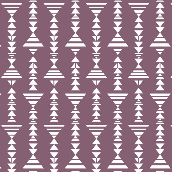 Little Tribal Stripe in Mulberry