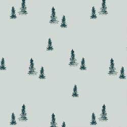 The Woods in Ice Blue