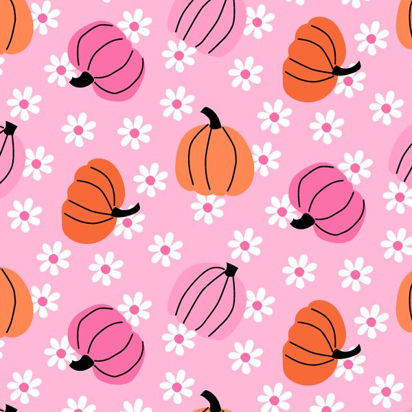 Large Pumpkin Garden in Candy Pink
