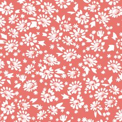Daisies in Living Coral