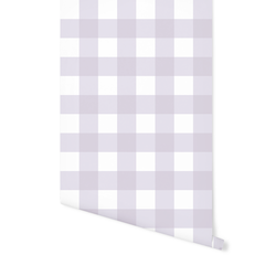 Gingham in Light Lilac