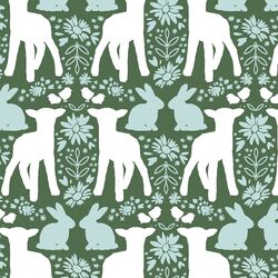 Springtime Damask in Kale