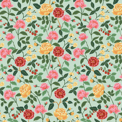 Roses in Mint