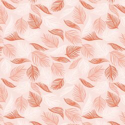 Palm Fronds in Light Peach