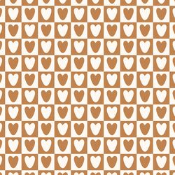 Valentine Checkerboard in Golden