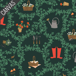 Garden Club Canvas in Evergreen