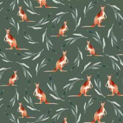 Kangaroos in Leaf