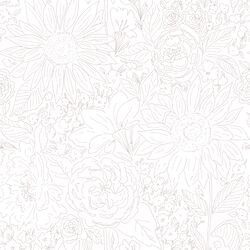 Paperie in Dusk Purple on White