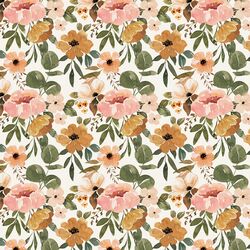 Little Charlotte Boho Floral in Cream