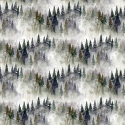 Misty Mountains in Forest