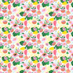 Small Calypso Toucans in White