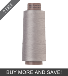 Cloud Gray (9140-0319) - Silk Finish Cotton 40wt - 1600 Yards (2 Pack)