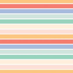 Rainbow Stripes in Summer