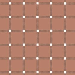 Plaid Basketweave in Pink Clay