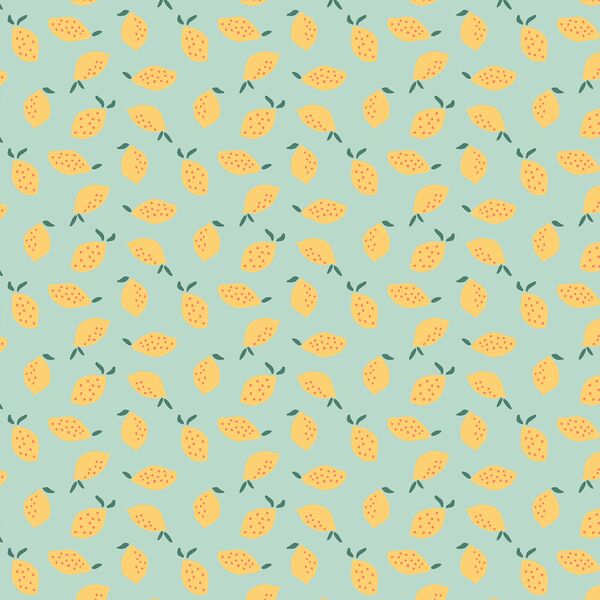 Little Lemons in Picnic Green