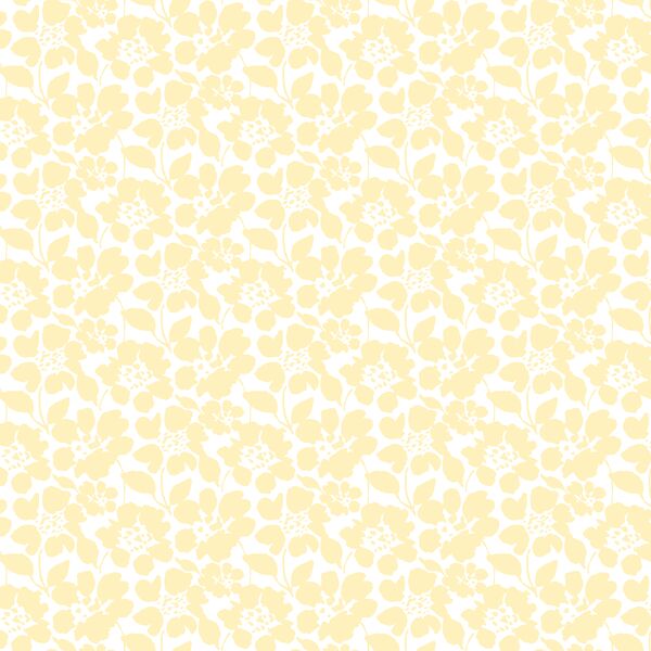 Roundabout Floral in Corn Yellow