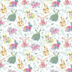 Little Floral Bunnies in Frolic