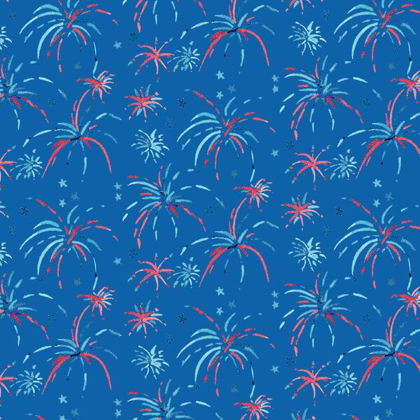 Fireworks in True Blue
