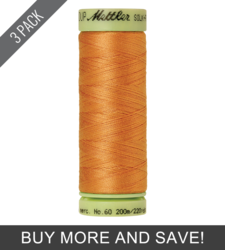 Ivory (9240-1172) - Silk Finish Cotton 60wt - 220 Yards (3 Pack)