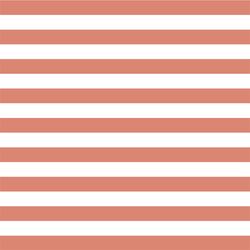 Horizontal Candy Stripe in Desert Rose