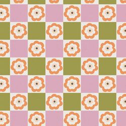 Wild Floral Check in Eerie
