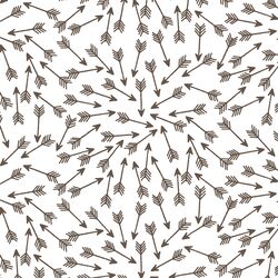 Arrows in Timber on White