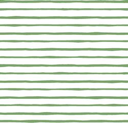 Artisan Stripe in Pistachio on White