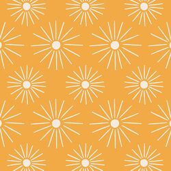Sunburst in Sunbleached on Sunshine Yellow