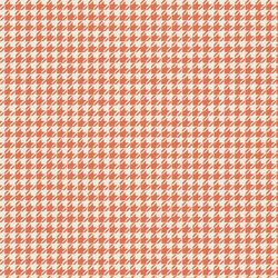 Houndstooth in Lipstick Red and Cream
