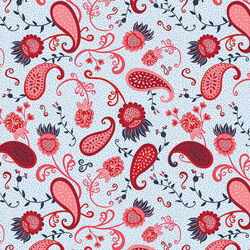 Archive Paisley in Light Blue