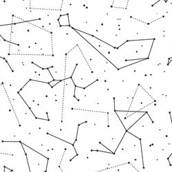 Star Charts in Eclipse in White