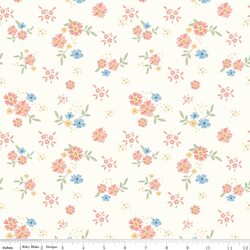 Floral in Cream