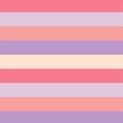 Large Valentine Stripe in Lavender