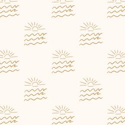 Sunshine in Golden on Cream