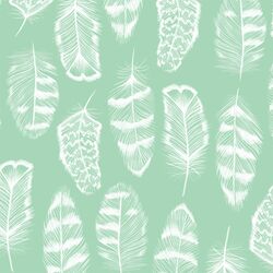 Plume in Seaglass