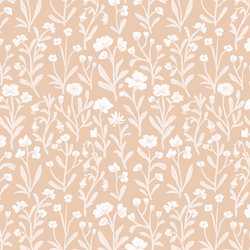 Wildflowers in Peach