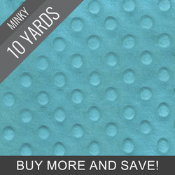 Minky Dimple Dot in Lagoon - 10 Yard Quick Cut