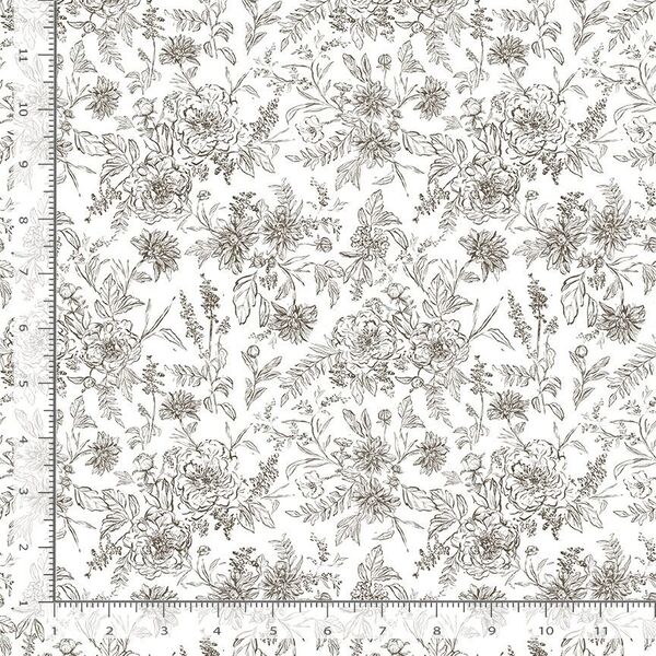 Graceful Blossoms in White