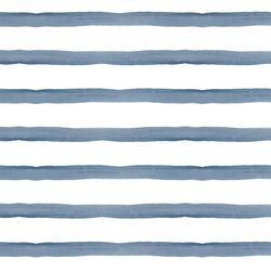 Bretagne Stripe in Dark French Blue